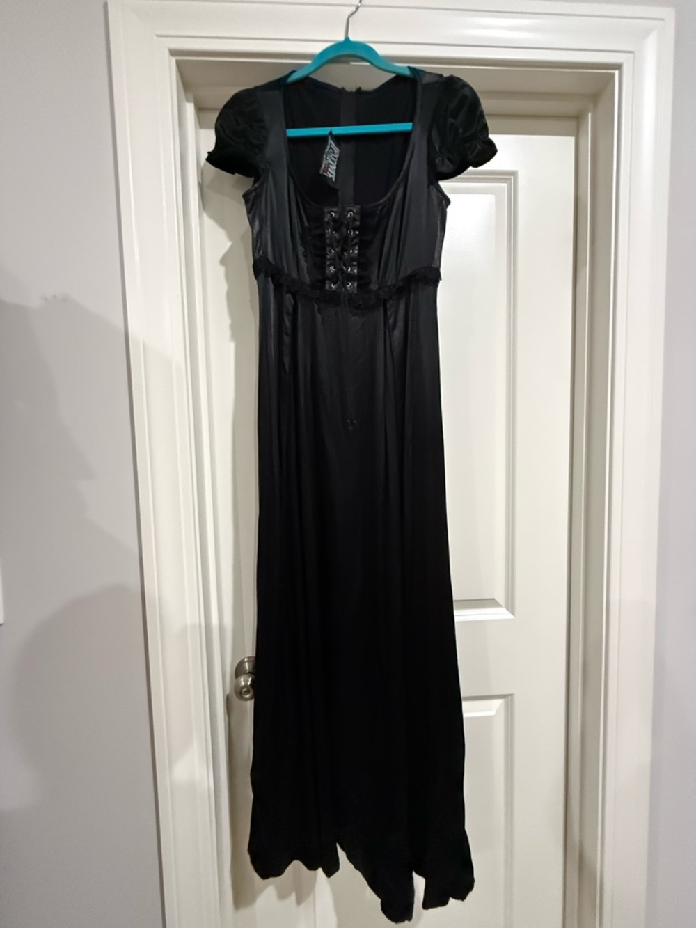 vintage Lip Service gothic corset maxi dress size small has odor